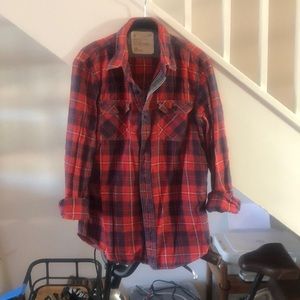Men’s Medium American Eagle Button Up Flannel